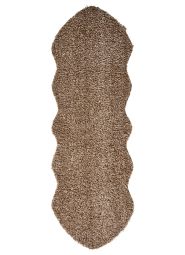 Fårskinnsfäll imitation Lykke capuccino 60x180cm