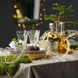 Ljusslinga 3m Dewdrops 720 ljuspunkter vitt ljus