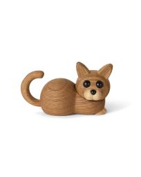 Hope Kattunge Dekoration 6cm Ek/Lönn