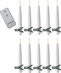 Trådlös Julgransbelysning Paulina 10st antikljus inomhus Star Trading