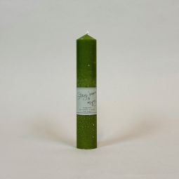 Ljusspira Stay Home & Enjoy grön 20cm