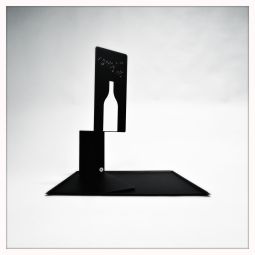 Paket Bag in Box hållare och bricka, svart