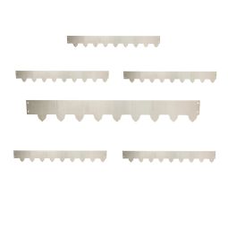 Gräskantlist galv/zink byggbar 119cm 6-pack