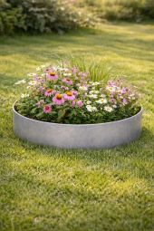 Rund odlingskrage 60cm zink