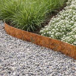 Gräskantlist rost byggbar 119cm