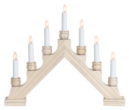 Karin ljusstake 7 ljus natur