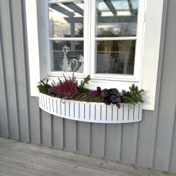 Blomlåda Funky XL 120cm vit