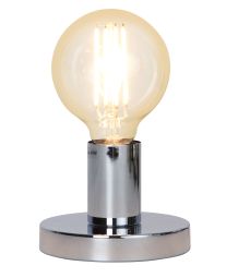 Glans bordlampa i krom