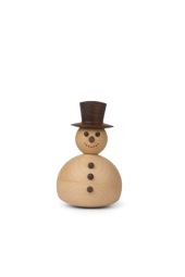 Trädekoration Snögubbe H14,2x Ø8,8cm