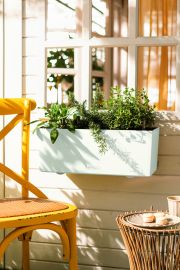 Självvattnande Blomlåda Balconera Color 50cm vit