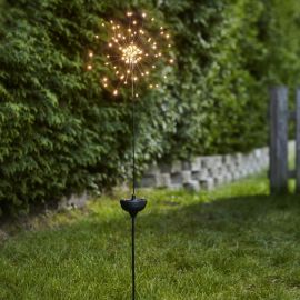 Solcellsdekoration Firework Solar varmvit 100cm